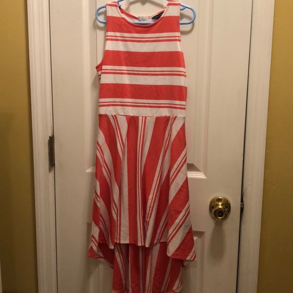 Tommy Hilfiger Other - Tommy Hilfiger girls coral and white dress.